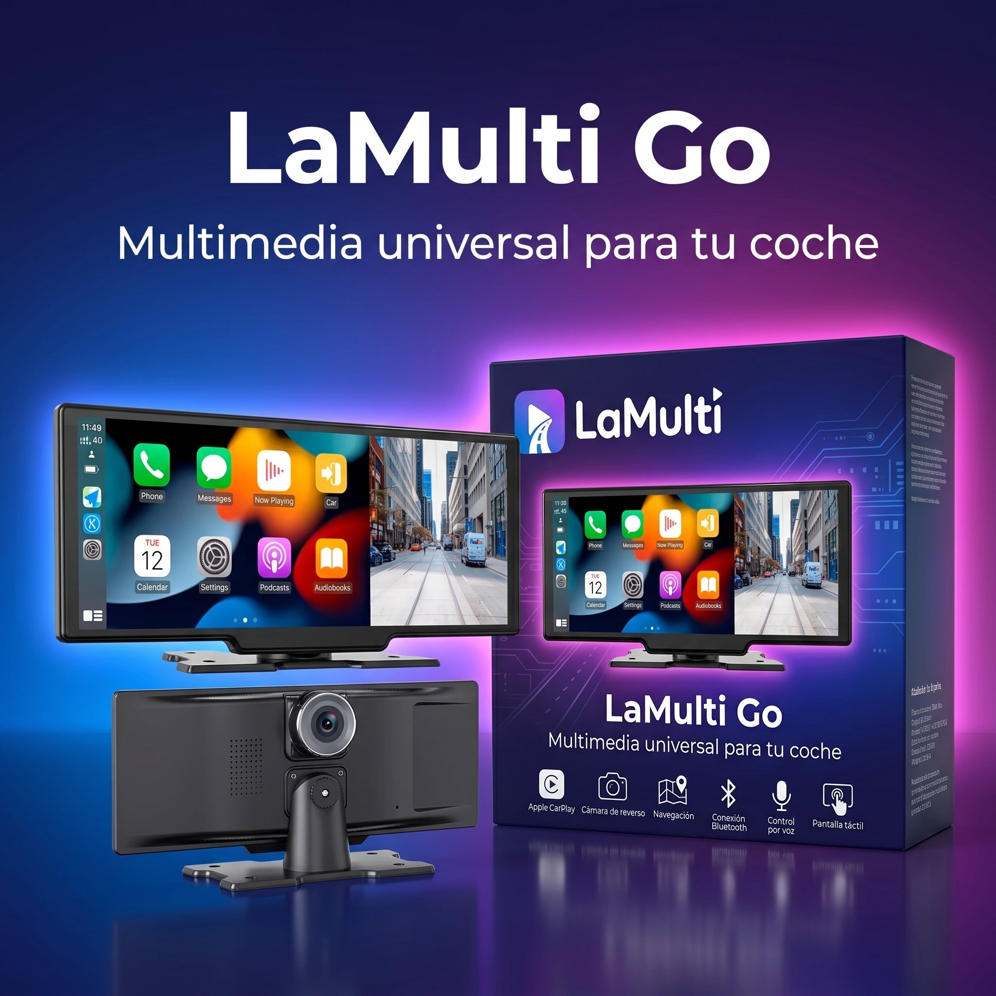 LaMulti Go - Multimedia universal para cualquier coche.